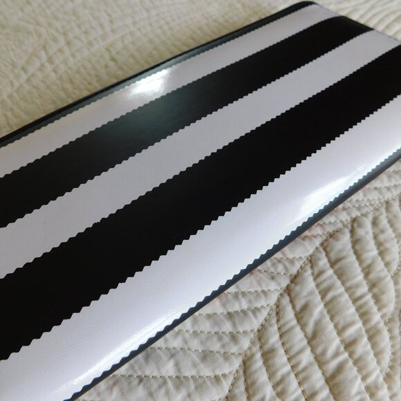 NOS Hello Kitty Sanrio Loungefly stripe continental wallet tri fold clutch NWT - Picture 7 of 16